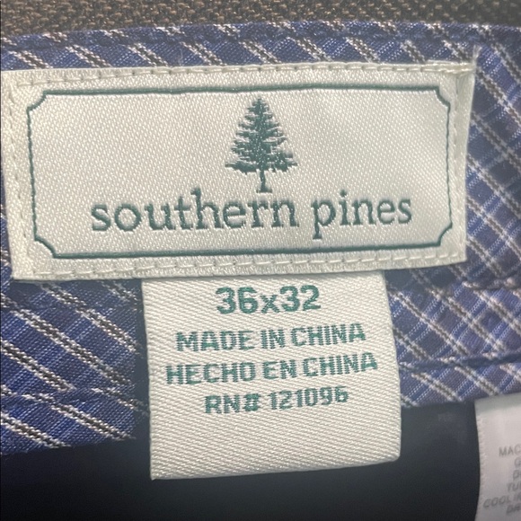 Southern Pines Dress Pants in Dark Brown / black micro herringbone - Picture 4 of 6